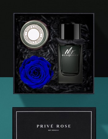 هدية عطر بربري مستر بربري مع وردة وشمعة هدية عطر بربري مستر بربري مع وردة وشمعة