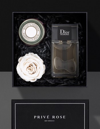 هدية وردة وشمعة مع عطر كريستيان ديور هوم هدية وردة وشمعة مع عطر كريستيان ديور هوم