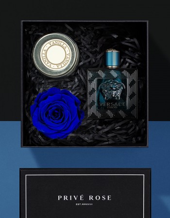 هدية وردة وشمعة مع عطر فرزاتشي إيروس هدية وردة وشمعة مع عطر فرزاتشي إيروس