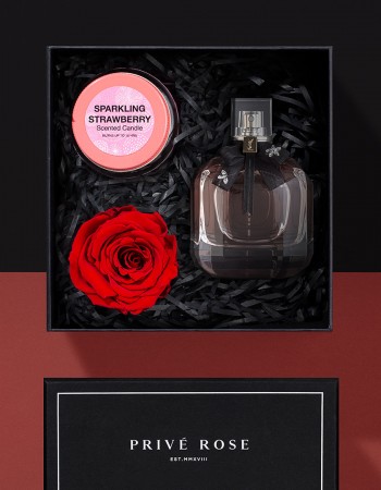 هدية وردة وشمعة مع عطر اف سان لوران مون باريس بارفيوم فلورال هدية وردة وشمعة مع عطر اف سان لوران مون باريس بارفيوم فلورال