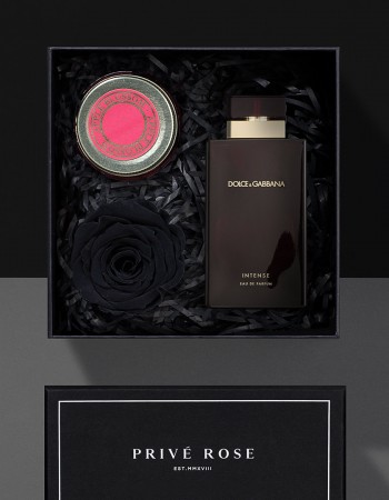 هدية عطر دولتشي اند جابانا انتنس مع وردة وشمعة هدية عطر دولتشي اند جابانا انتنس مع وردة وشمعة