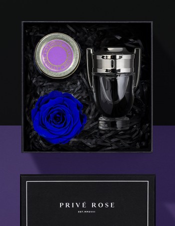 هدية وردة وشمعة مع عطر باكو رابان إنفيكتوس انتنس هدية وردة وشمعة مع عطر باكو رابان إنفيكتوس انتنس