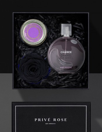 هدية وردة وشمعة مع عطر شانيل شانس او تيندر هدية وردة وشمعة مع عطر شانيل شانس او تيندر