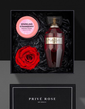 هدية وردة وشمعة مع عطر فرانك اوليفر مدموزيل ريد هدية وردة وشمعة مع عطر فرانك اوليفر مدموزيل ريد