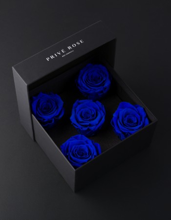 باقة ورد طبيعي دائم أزرق بريفي روز PRU29 باقة ورد طبيعي دائم أزرق بريفي روز PRU29