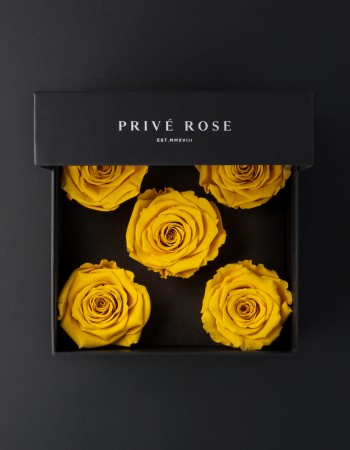 باقة ورد طبيعي دائم أصفر بريفي روز PRY31 باقة ورد طبيعي دائم أصفر بريفي روز PRY31