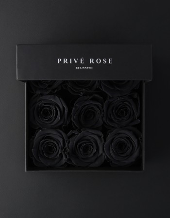 بوكس ورد طبيعي دائم أسود بريفي روز PRU24 بوكس ورد طبيعي دائم أسود بريفي روز PRU24