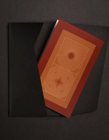 كرت هدايا ألوان دافئة P04