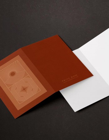 كرت هدايا ألوان دافئة P04