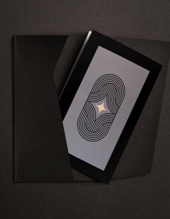 كرت هدايا اشكال مجردة P11