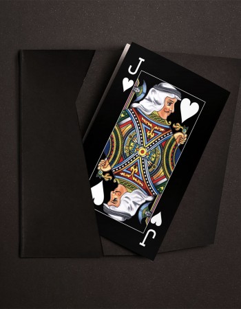 كرت هدايا بتصميم ورق بلوت هاص CJ1  كرت هدايا بتصميم ورق بلوت هاص CJ1