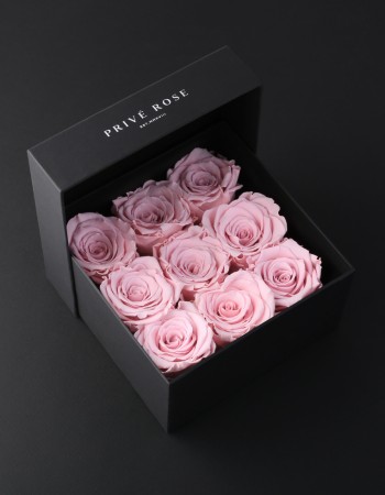 بوكس ورد طبيعي دائم وردي بريفي روز PRP26 بوكس ورد طبيعي دائم وردي بريفي روز PRP26