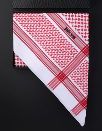 شماغ احمر جست كافالي ايطالي J.C-R شماغ احمر جست كافالي ايطالي J.C-R