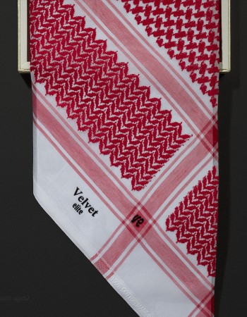 شماغ فيلفت ايليت احمر كلاسيك 2024