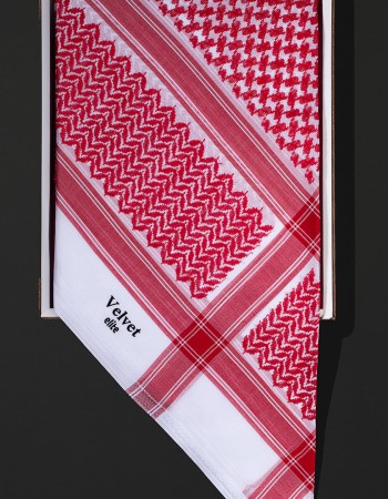 شماغ فلفيت اليت احمر 2024