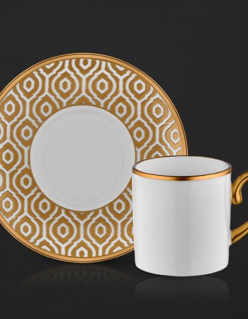 طقم فناجين قهوة مراكش قولد 0616 طقم فناجين قهوة مراكش قولد 0616