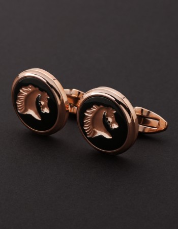 كبك ثوب رجالي ذهبي روز أسود C122RB كبك ثوب رجالي ذهبي روز أسود C122RB