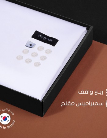 قماش سميراميس مقلم ربع واقف كوري سوادنس S14 قماش سميراميس مقلم ربع واقف كوري سوادنس S14