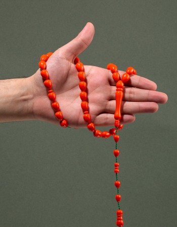 سبحة فخمة من حجر البكلايت تمليكة سوادنس TK311