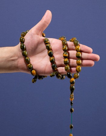 سبحة فاتوران اخضر معرق سوادنس TSFLB3 سبحة فاتوران اخضر معرق سوادنس TSFLB3