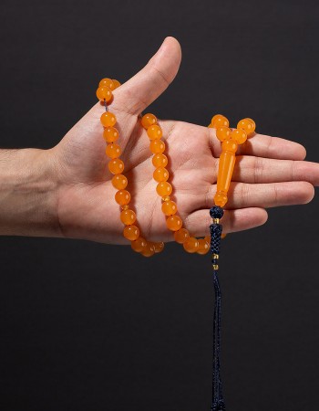 سبحة فخمة بكلايت كركمي مع شكة تفصال 3K16