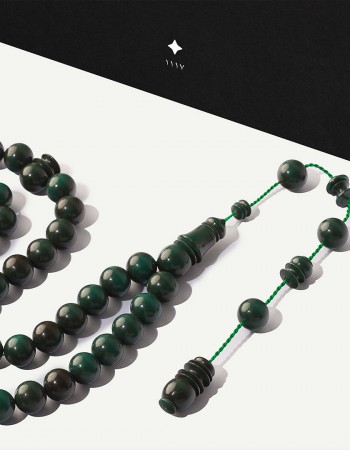 سبحة مستكة مصرية لون زيتي 9E07 سبحة مستكة مصرية لون زيتي 9E07