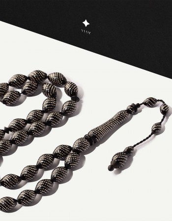 سبحة يسر مع فضة 925 تمليكة 9E15